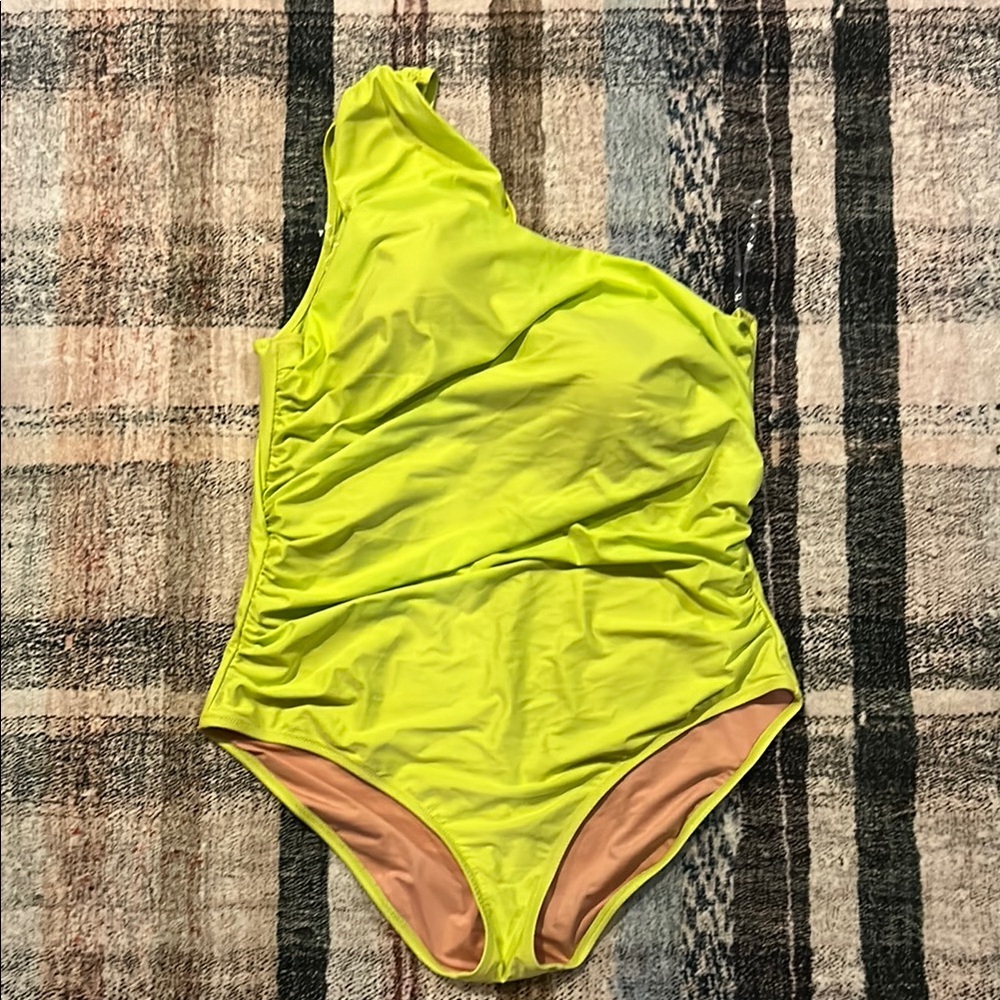 NWOT J Crew One-Shoulder Swimsuit